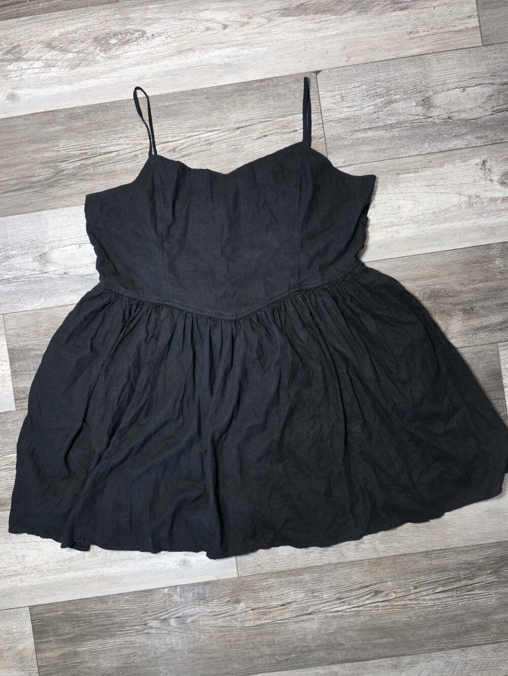 Aerie Love Of Linen Blend  Spaghetti strap Mini Dress Sz XXL